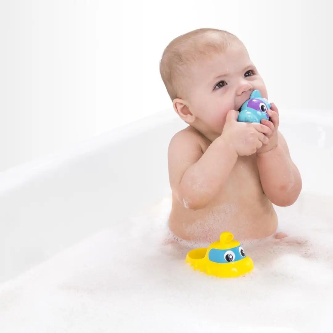 Playgro Rainy Raccoon's Musical Submarine 9321104876294 - Geel/Blauw