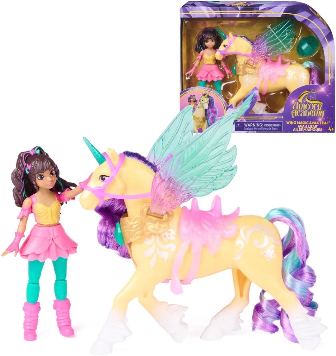 Unicorn Academy Ava & Leaf Vleugelmagie Poppen
