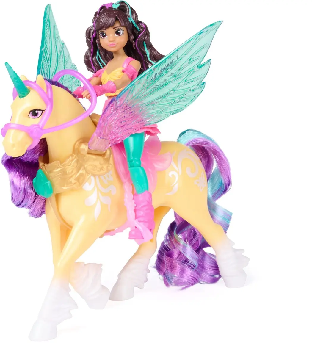 Unicorn Academy Ava & Leaf Vleugelmagie Poppen - Meerkleurig