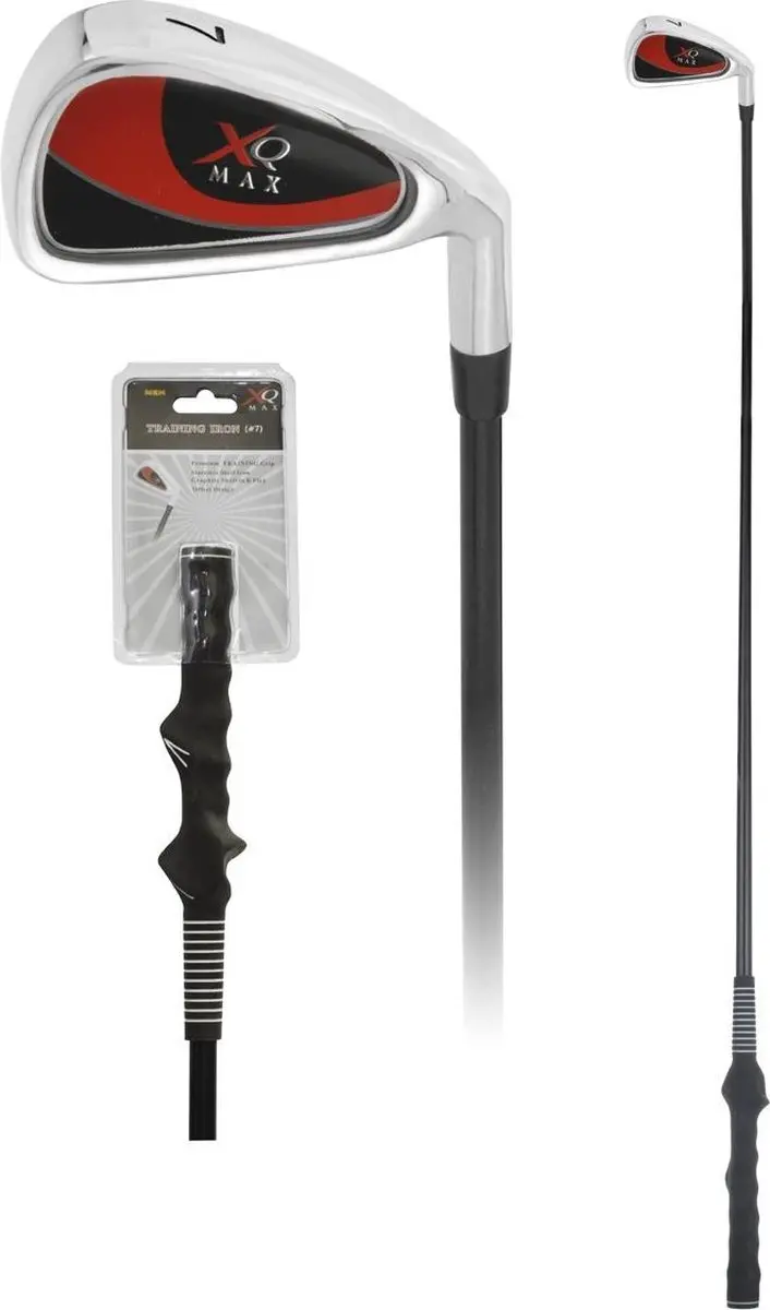 XQMax Golf Training IJzer 7 MRHG - Griptrainer - Zwart