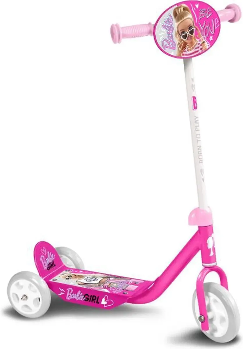 Barbie Driewielige Step 14" - Roze