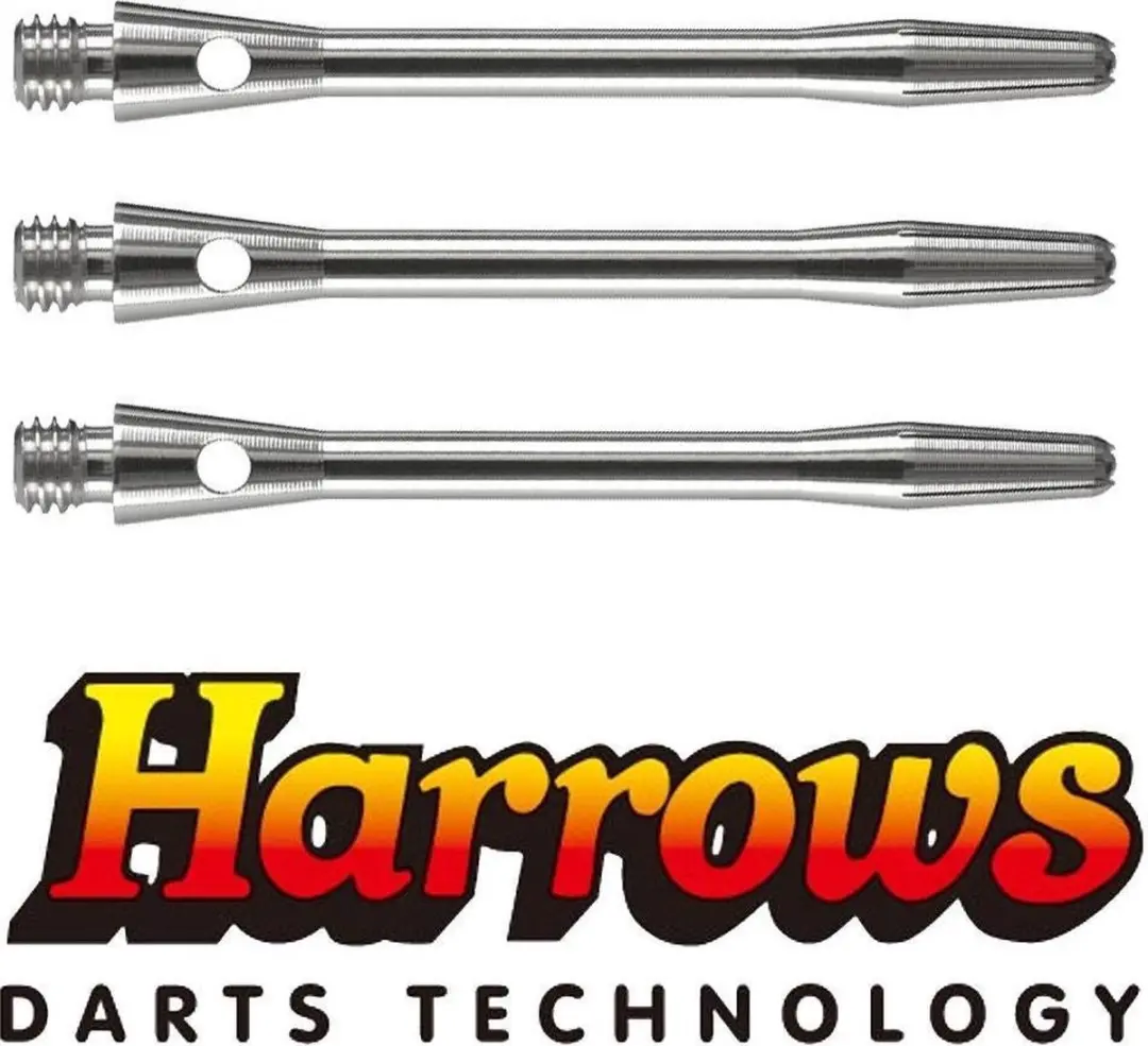 Harrows Aluminium Shaft Short 191260 - 3 Stuks