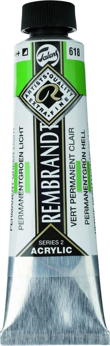 Rembrandt Acryl Permanent Green Light 40ml