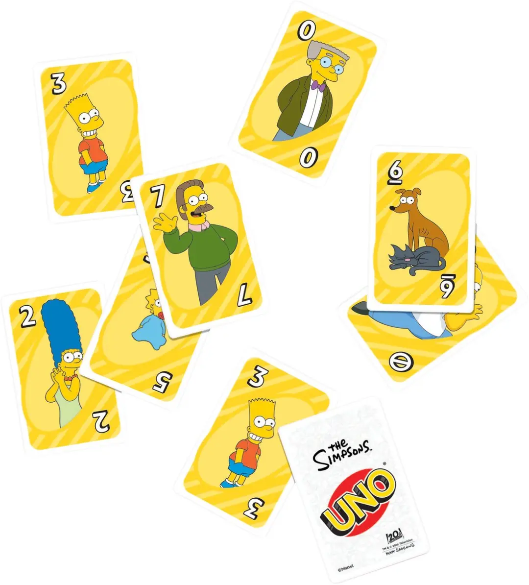 Mattel Games UNO The Simpsons - 2 tot 10 Spelers