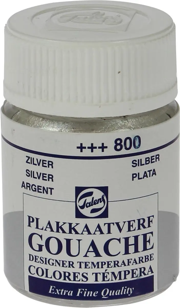Talens Plakkaatverf Extra Fijn Zilver 800 - 16ml