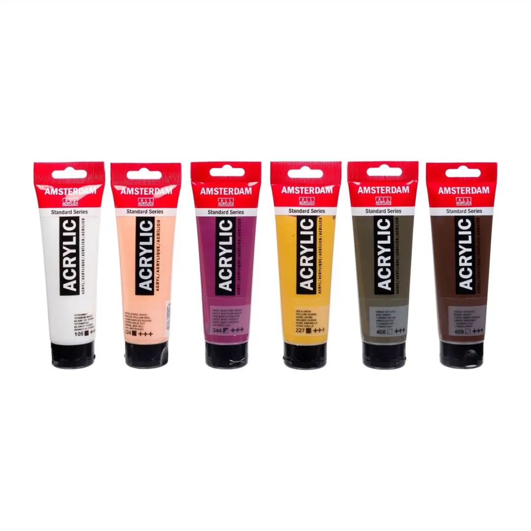 Amsterdam Standard Series Acrylverf Portret Set - 6x120ml - Assorti - afbeelding 6 van 6
