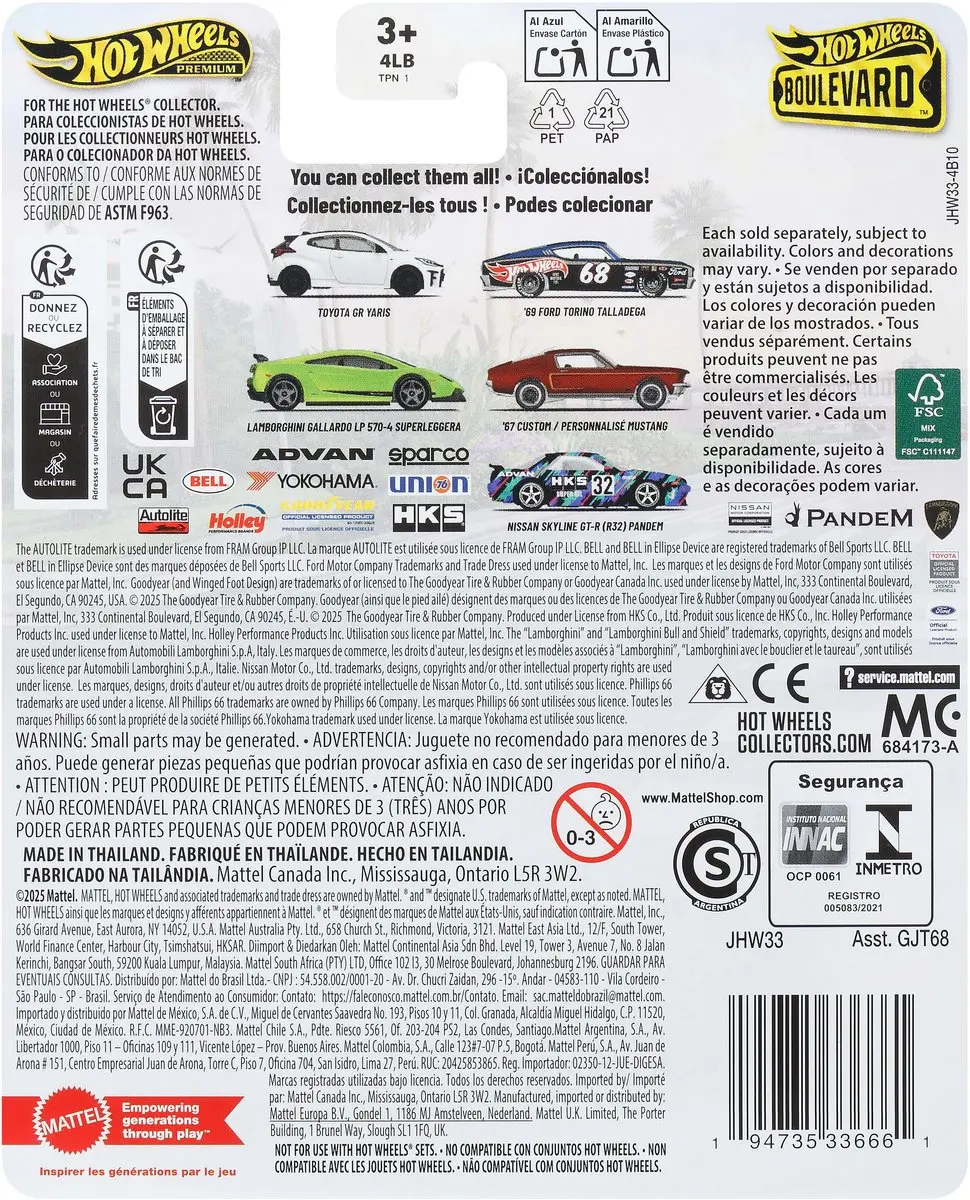 Hot Wheels JHW33 Speelgoedvoertuig - Meerkleurig