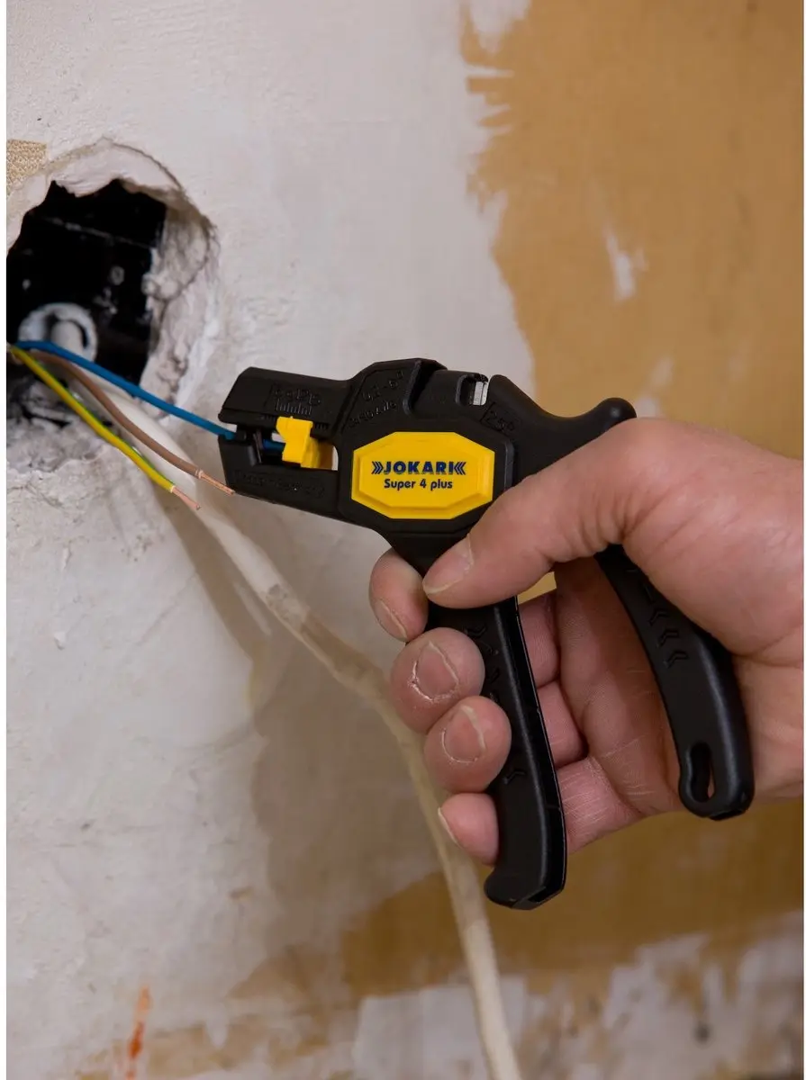 Jokari Automatische Striptang 0,5-4mm² - Zwart/Geel
