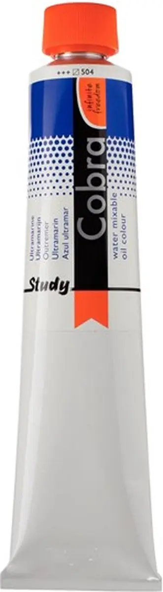 Cobra Study Ultramarijn 504 Olieverf 200ml