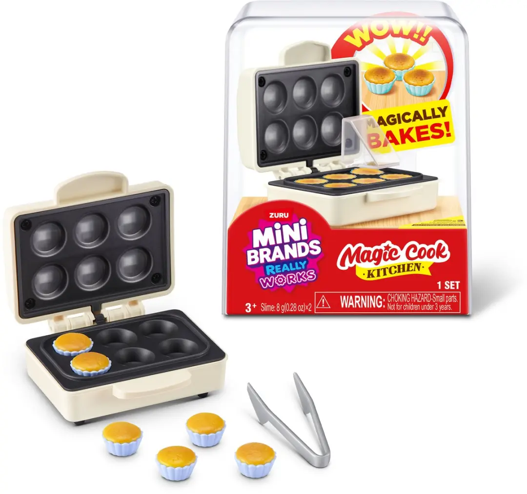 ZURU Mini Brands Magic Cook Kitchen Capsule Muffin Maker 77789J-US