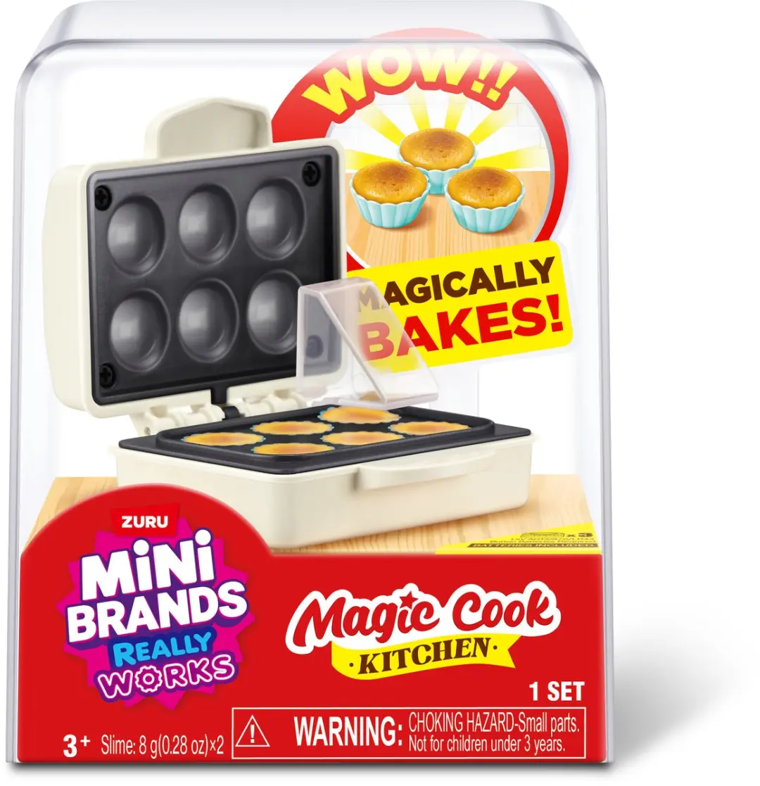 ZURU Mini Brands Magic Cook Kitchen Capsule Muffin Maker 77789J-US