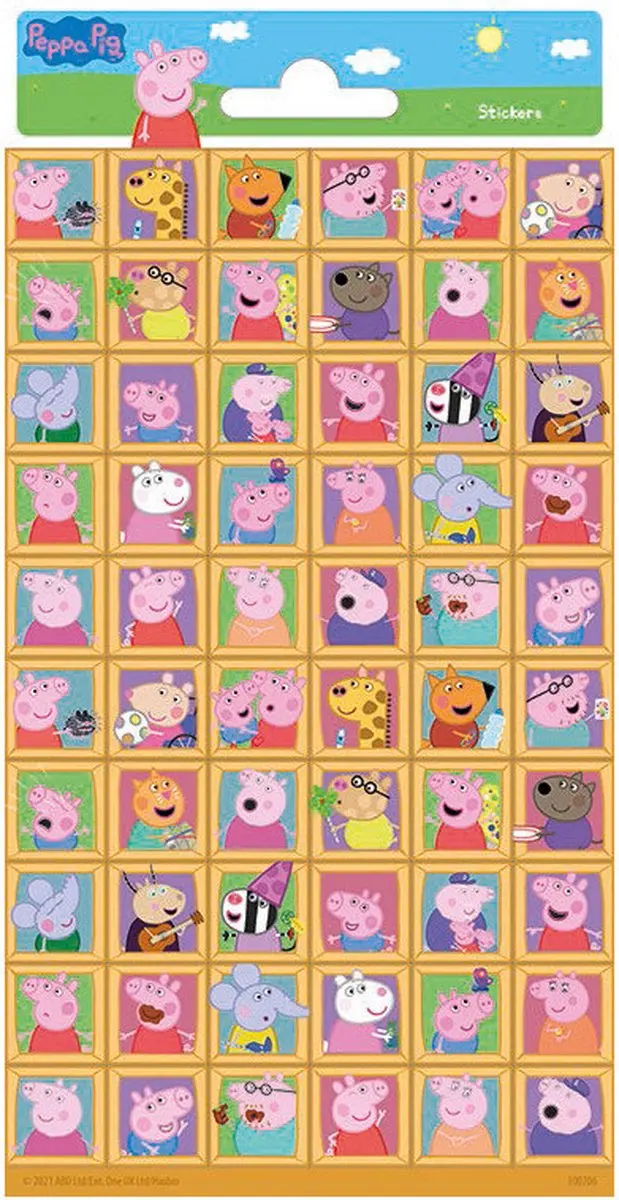 Peppa Pig Stickervel Junior