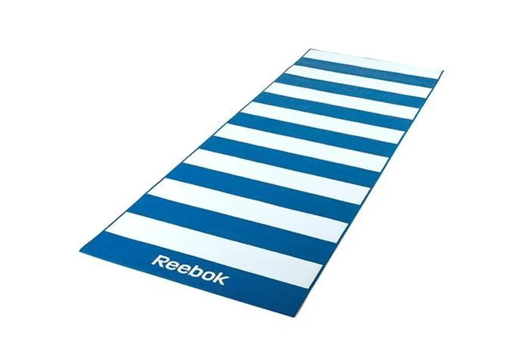 Reebok Yoga Mat Stripes 4mm - Blauw
