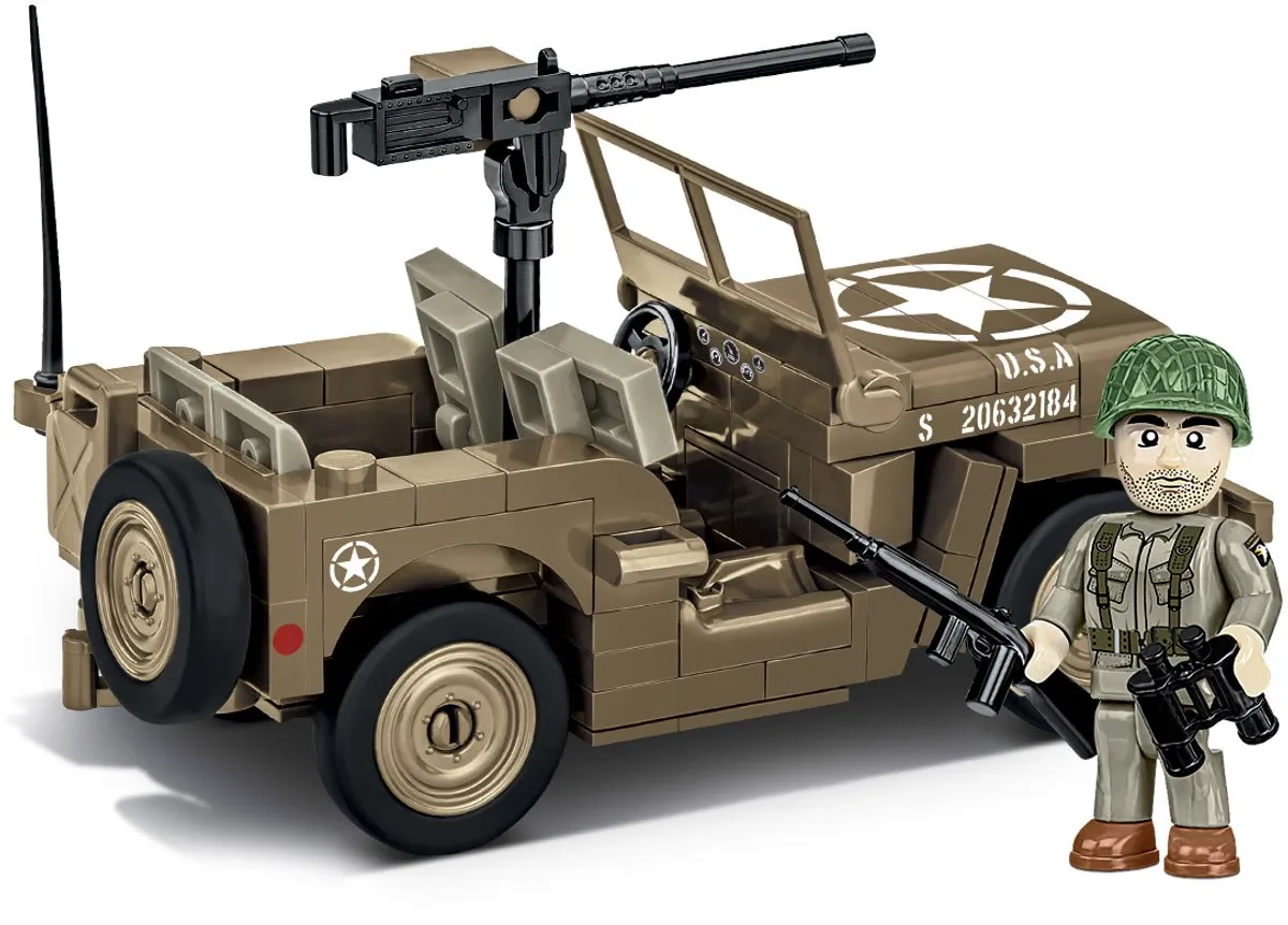 Cobi Willys MB Jeep Bouwset 132-delig 1:35