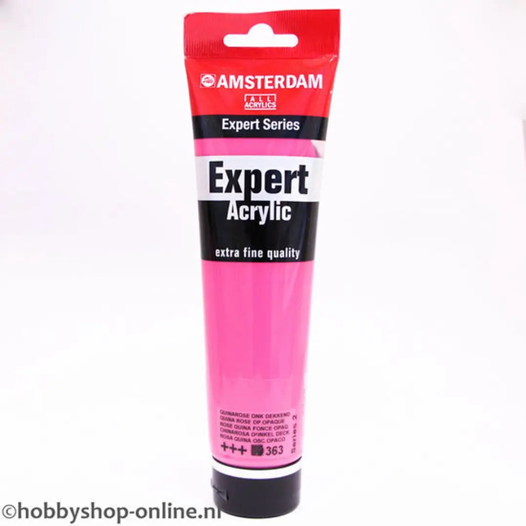 Amsterdam Acrylverf Expert 363 Quinarose Donker Dekkend 150ml - afbeelding 6 van 6