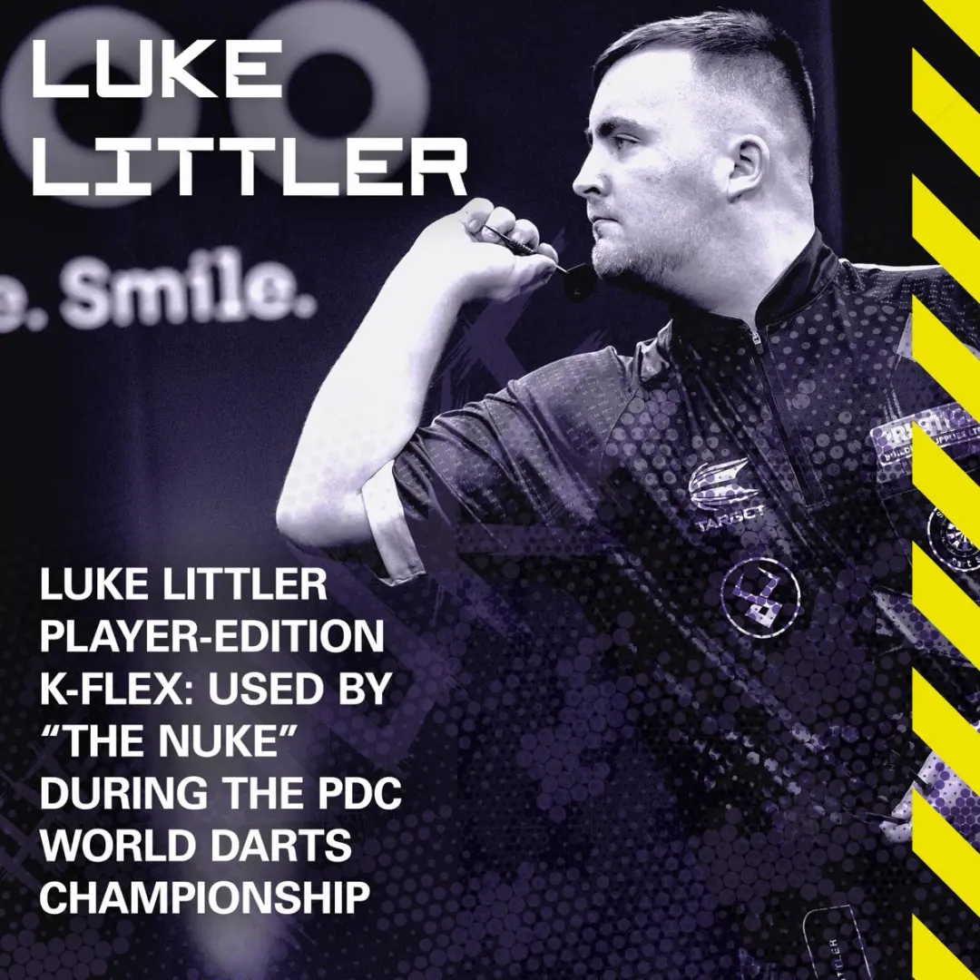 Target K-Flex Luke Littler NO2 Dart Flights Short 19mm