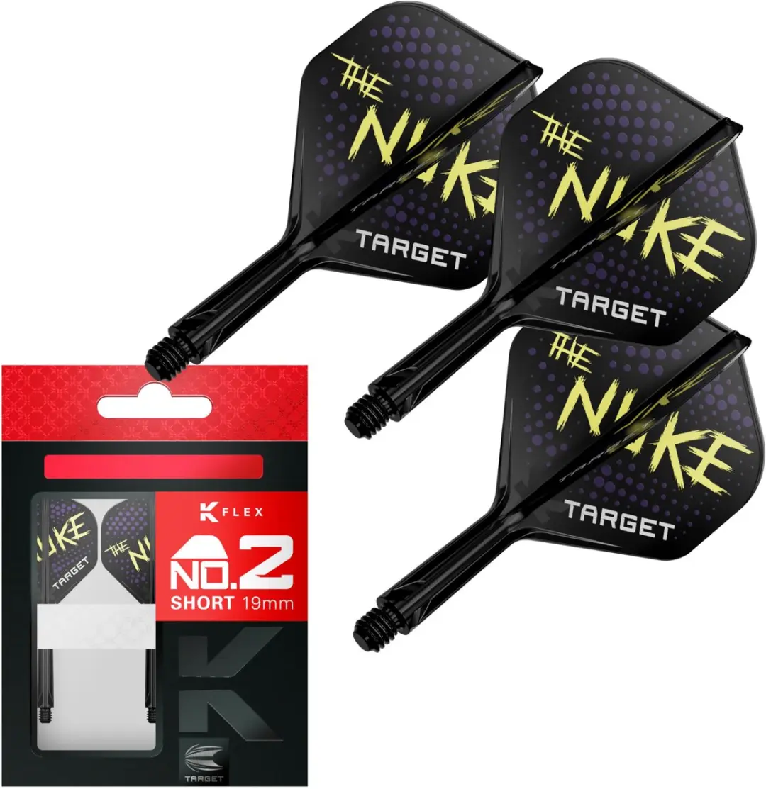 Target K-Flex Luke Littler NO2 Dart Flights Short 19mm