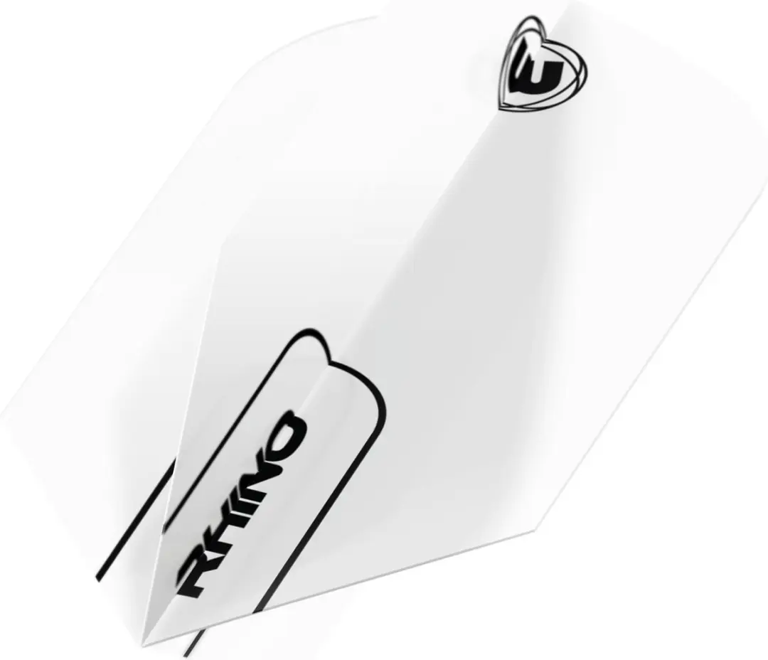Winmau Rhino Slim Dart Flights - Wit - 3 Stuks