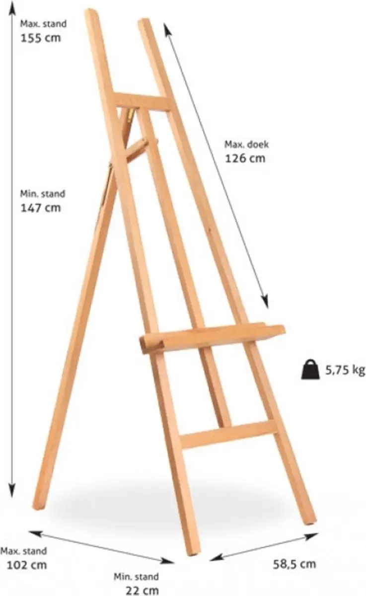Museo Ibiza A-Frame Schildersezel