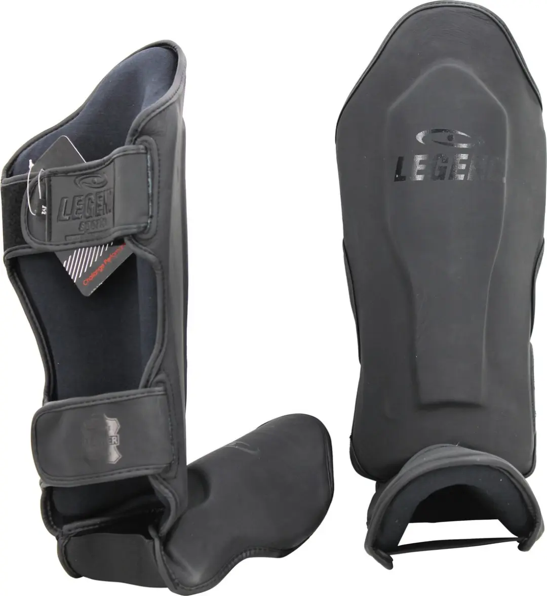Legend Scheenbeschermers Kickboksen PRO Mat - Zwart L