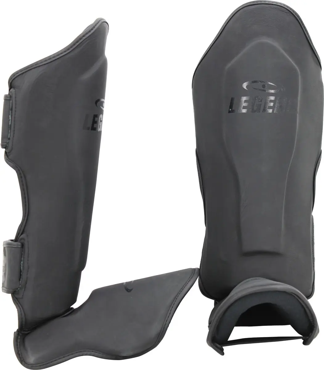 Legend Scheenbeschermers Kickboksen PRO Mat - Zwart L