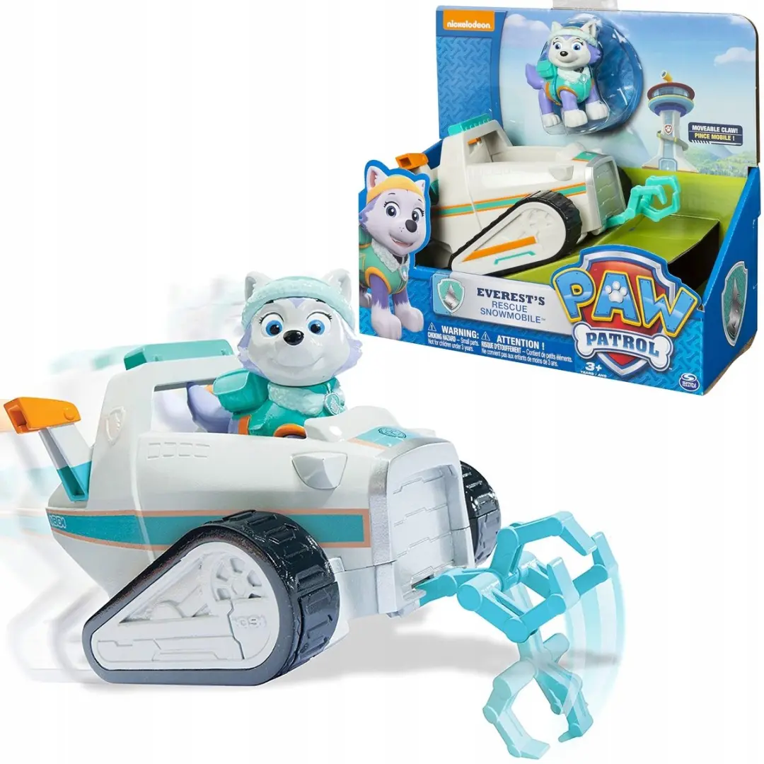 Spin Master PAW Patrol Everest Sneeuwscooter Speelgoed - Wit/Blauw/Oranje