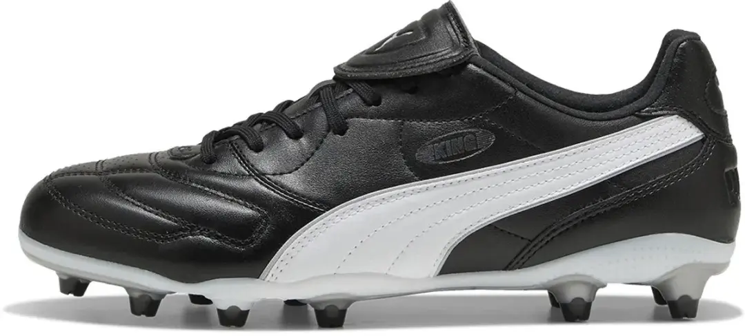 PUMA King Liga FG/AG Voetbalschoenen - 39 - Zwart