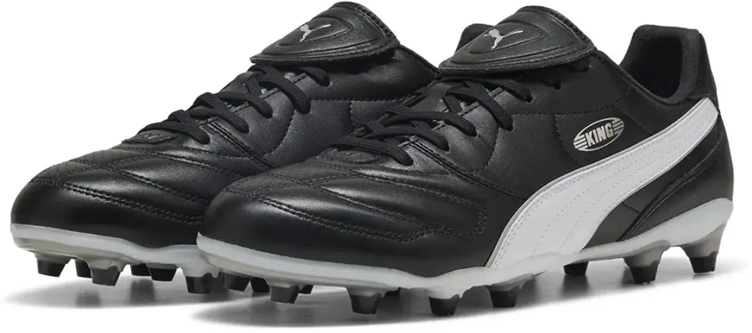 PUMA King Liga FG/AG Voetbalschoenen - 39 - Zwart
