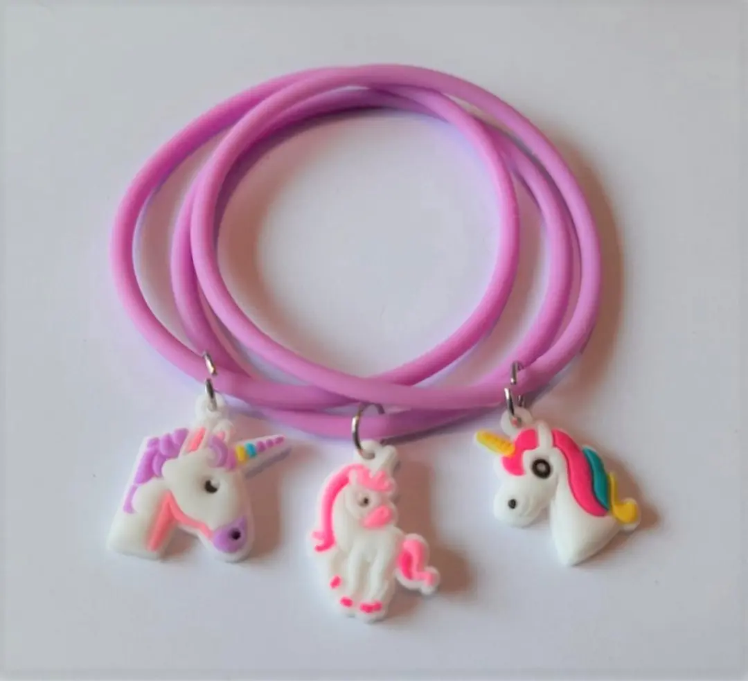 Unicorn Lightfight Armbandjes - 3 Stuks - Paars