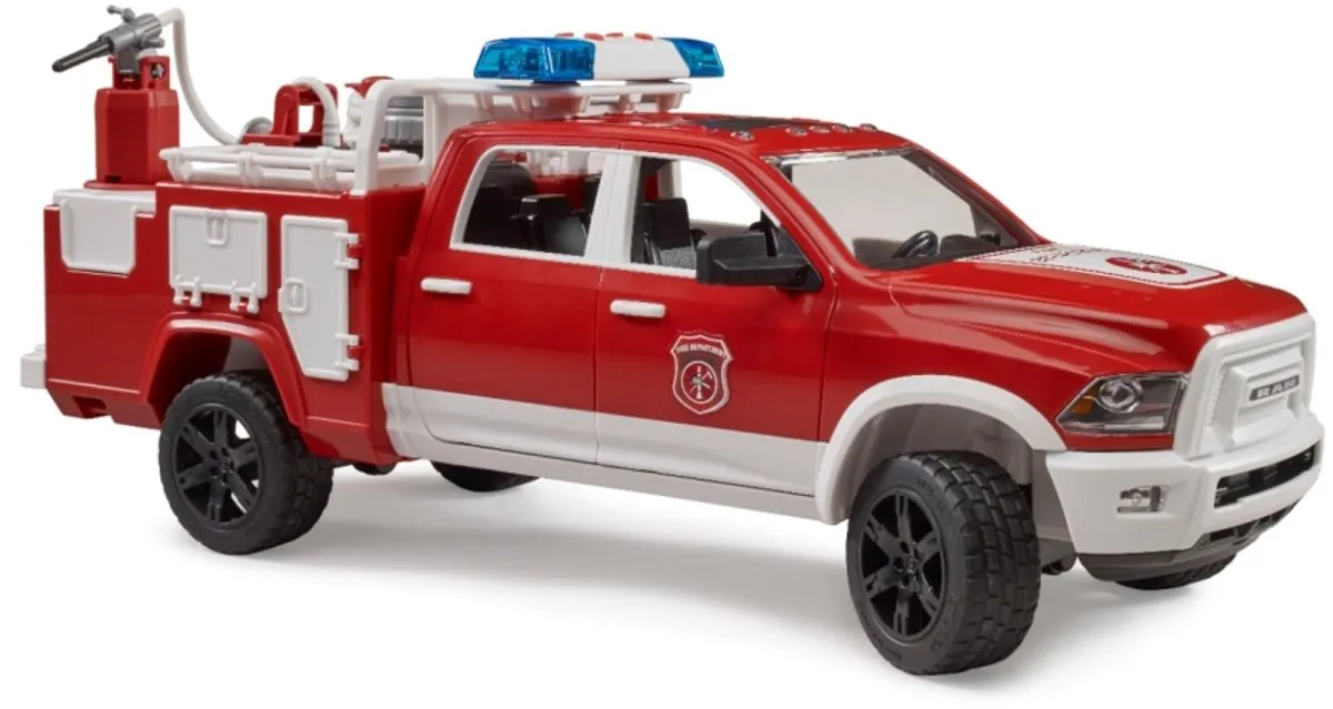 Bruder Dodge RAM 2500 Brandweer Pick-up Rood