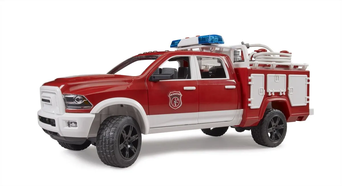 Bruder Dodge RAM 2500 Brandweer Pick-up Rood