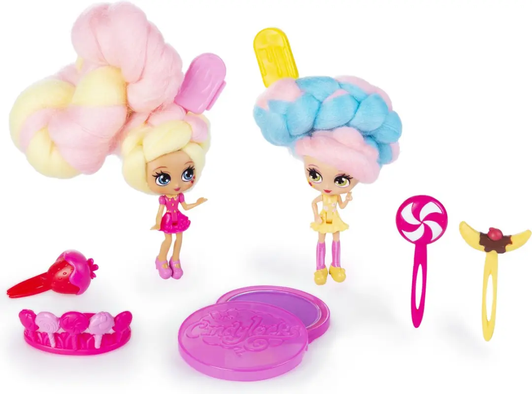 Spin Master Candylocks Sweat Treats BFF Poppen - 2 Stuks - Multicolor - afbeelding 6 van 6