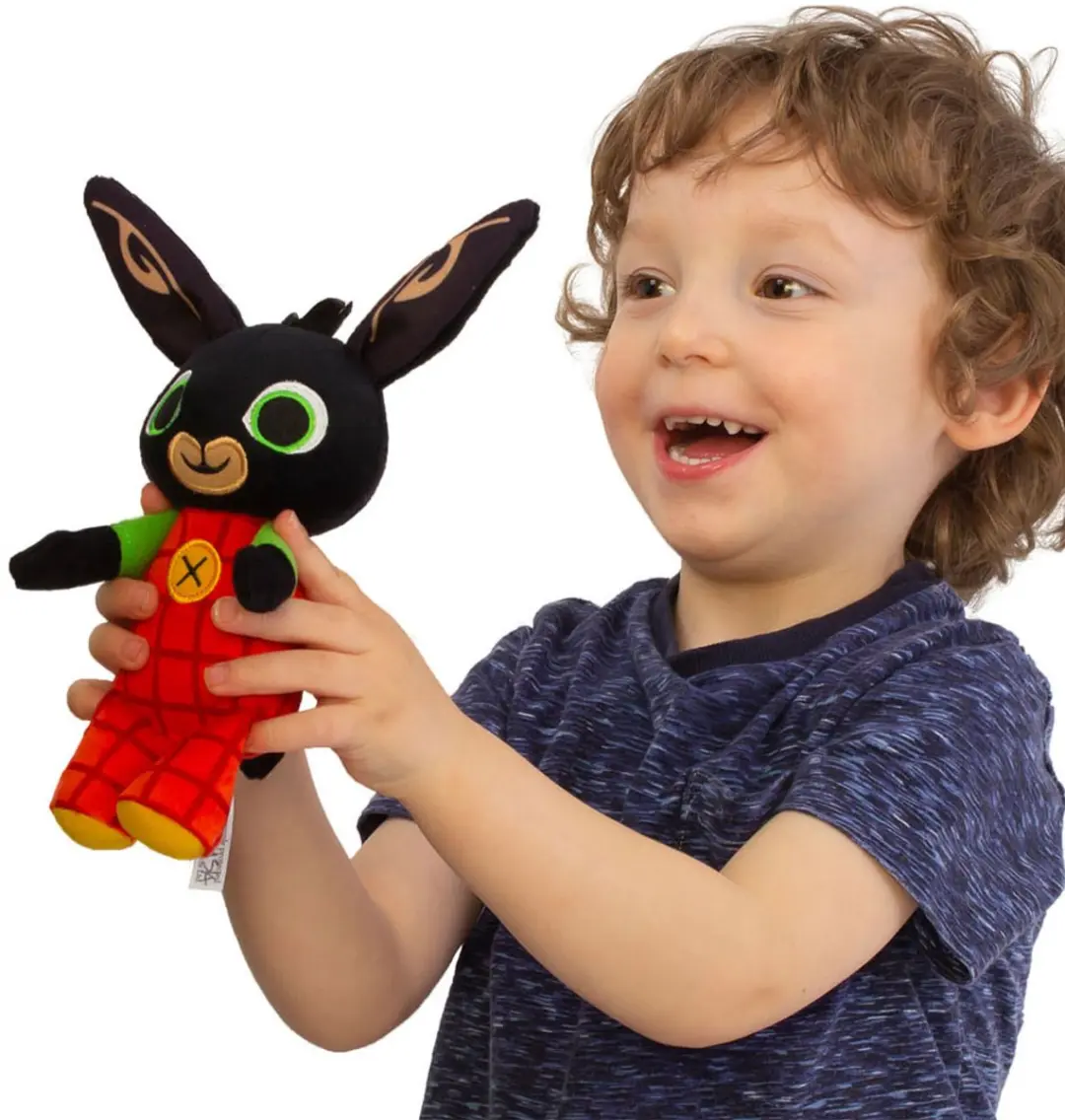 Bing Pluchen Knuffel 20cm - Zwart/Rood