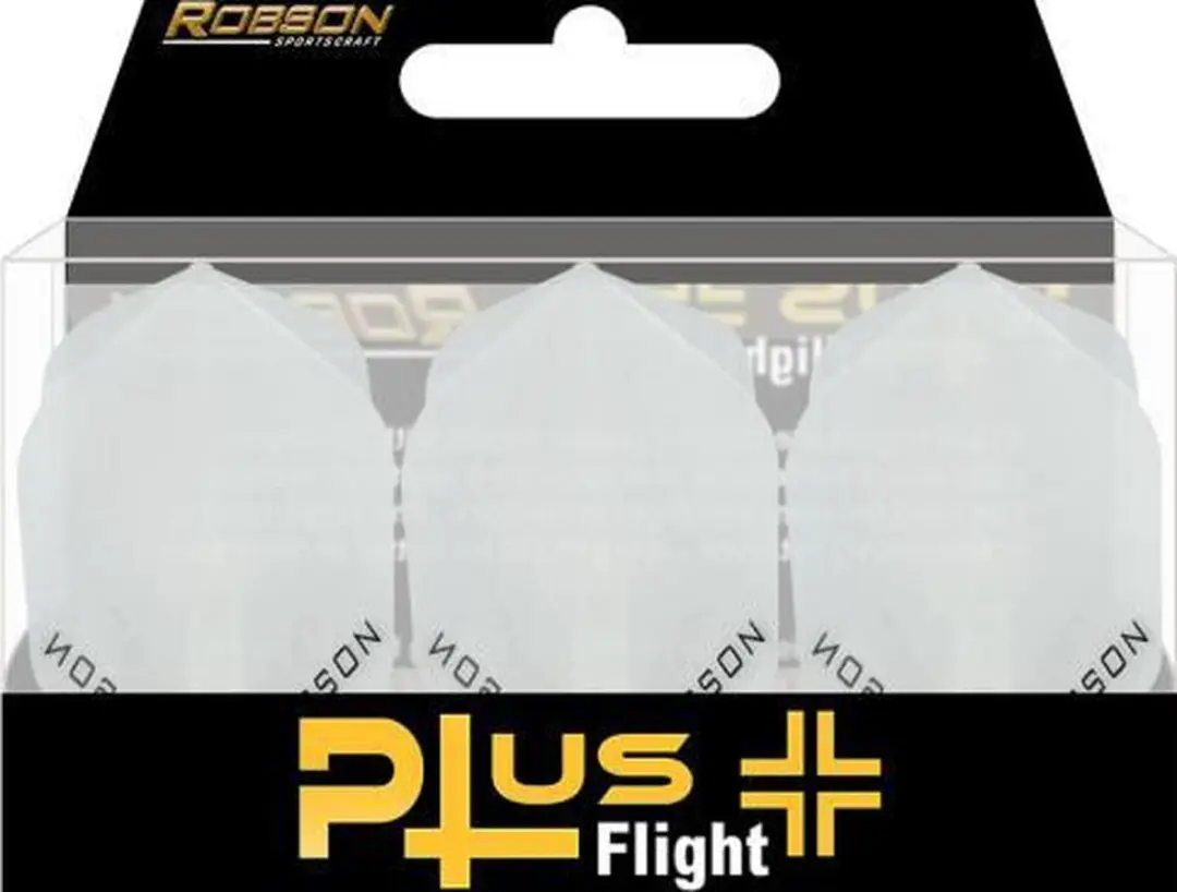 Bull's Robson Plus Flight Std. RO-51711 - 3 Stuks - Wit
