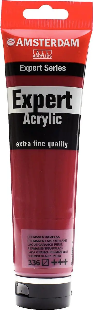 Amsterdam Expert Acrylverf 336 Permanentkraplak Rood 150ml