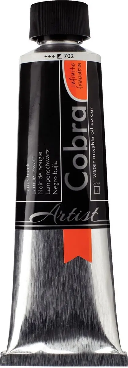 Cobra Artist Olieverf Tube 150ml Lampenzwart