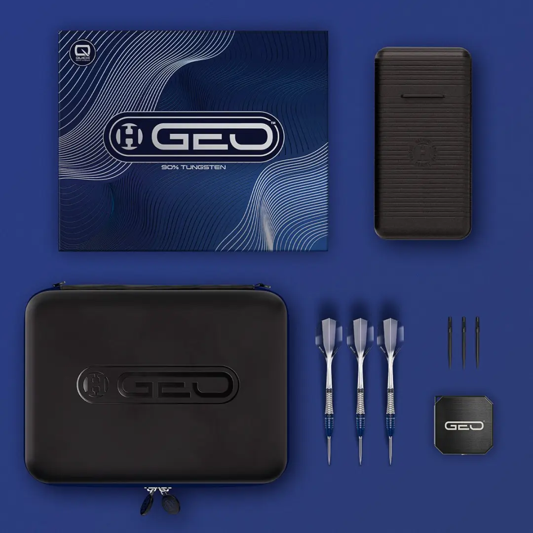 Harrows Geo Bomb 25Gr - 3 Stuks - Zilver/Blauw