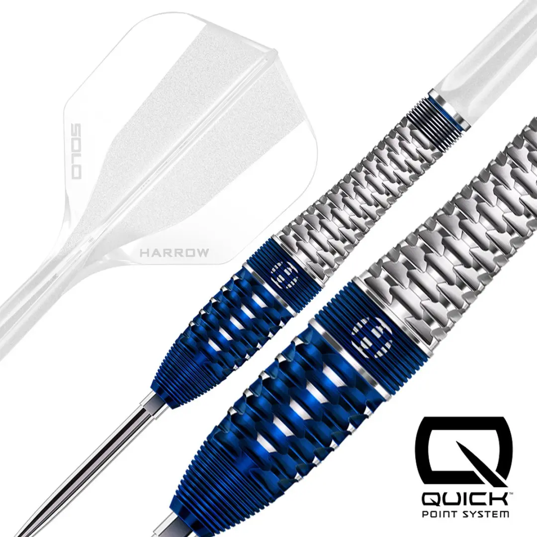 Harrows Geo Bomb 25Gr - 3 Stuks - Zilver/Blauw