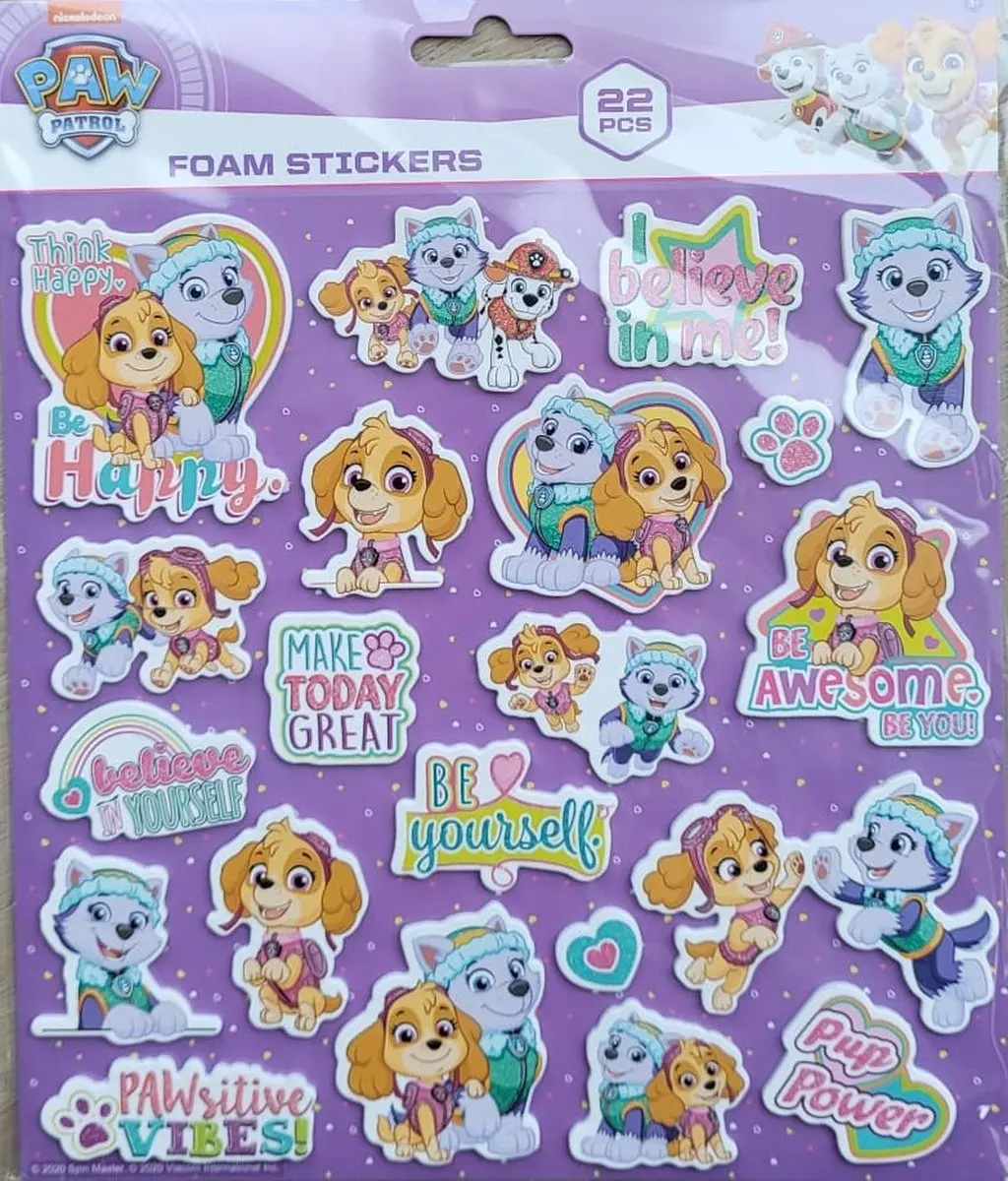 PAW Patrol Skye & Everest Schuimstickers