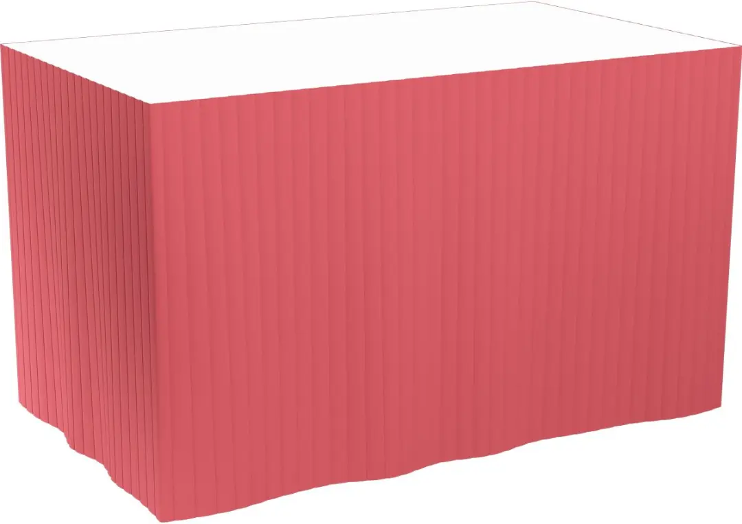 Duni Dunicel Tafelrok 0,72 x 4m - Bordeaux