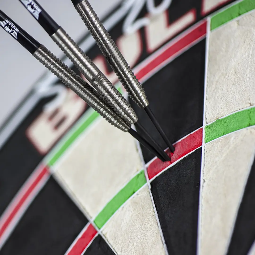 Bull's Dirk van Duijvenbode 90% Dartpijlen 25g - 3 Stuks - Zilver