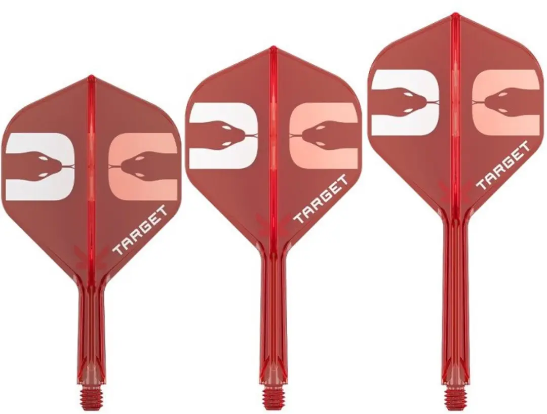 Target K-Flex Nathan Aspinall Dart Flights - Rood - 3 Stuks