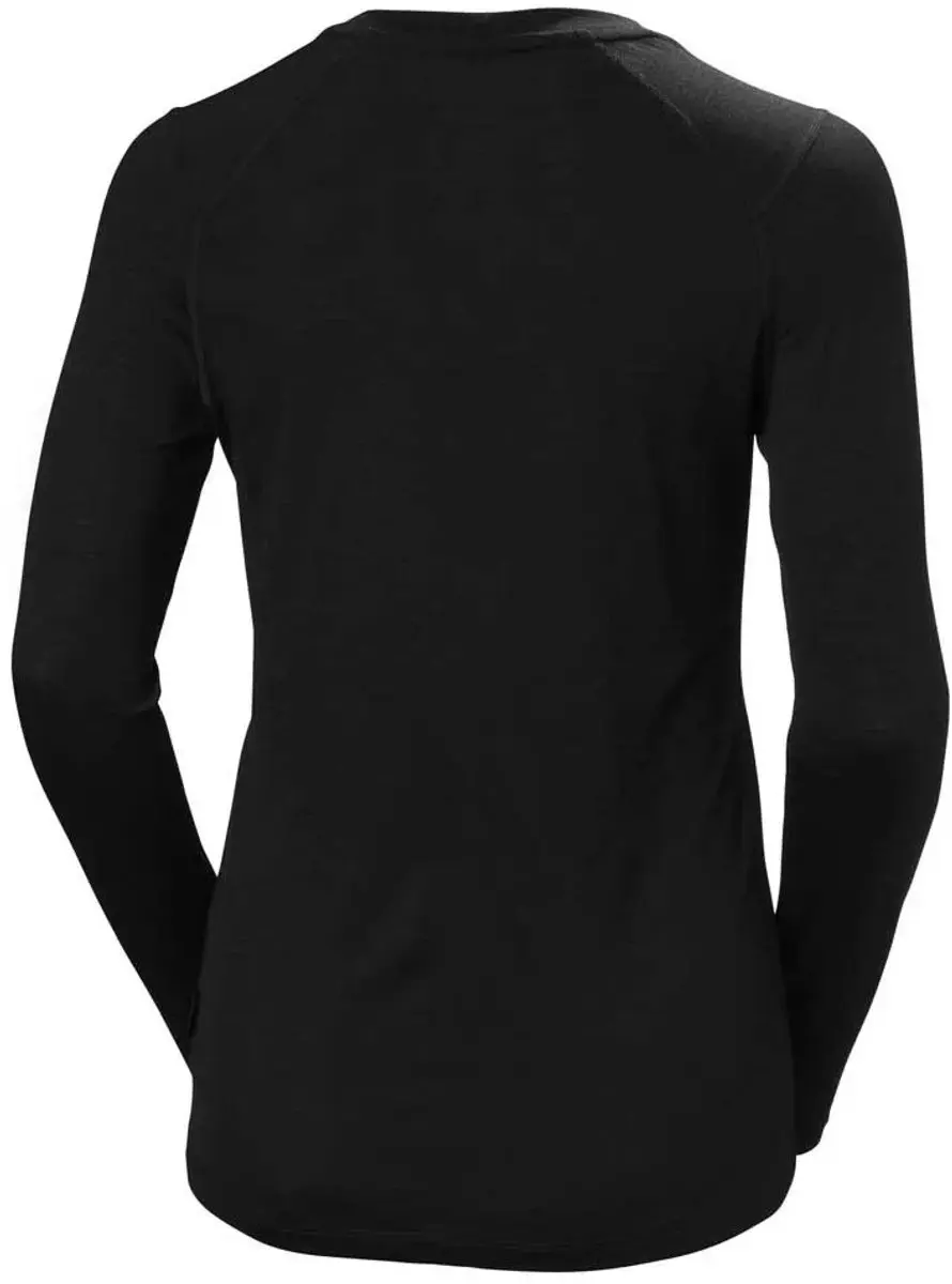 Helly Hansen Durawool Crew Basislaag - M - Zwart