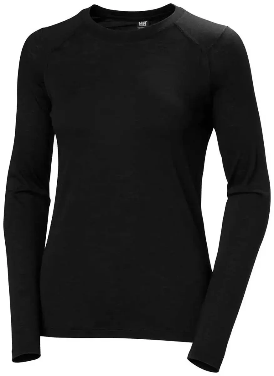 Helly Hansen Durawool Crew Basislaag - M - Zwart