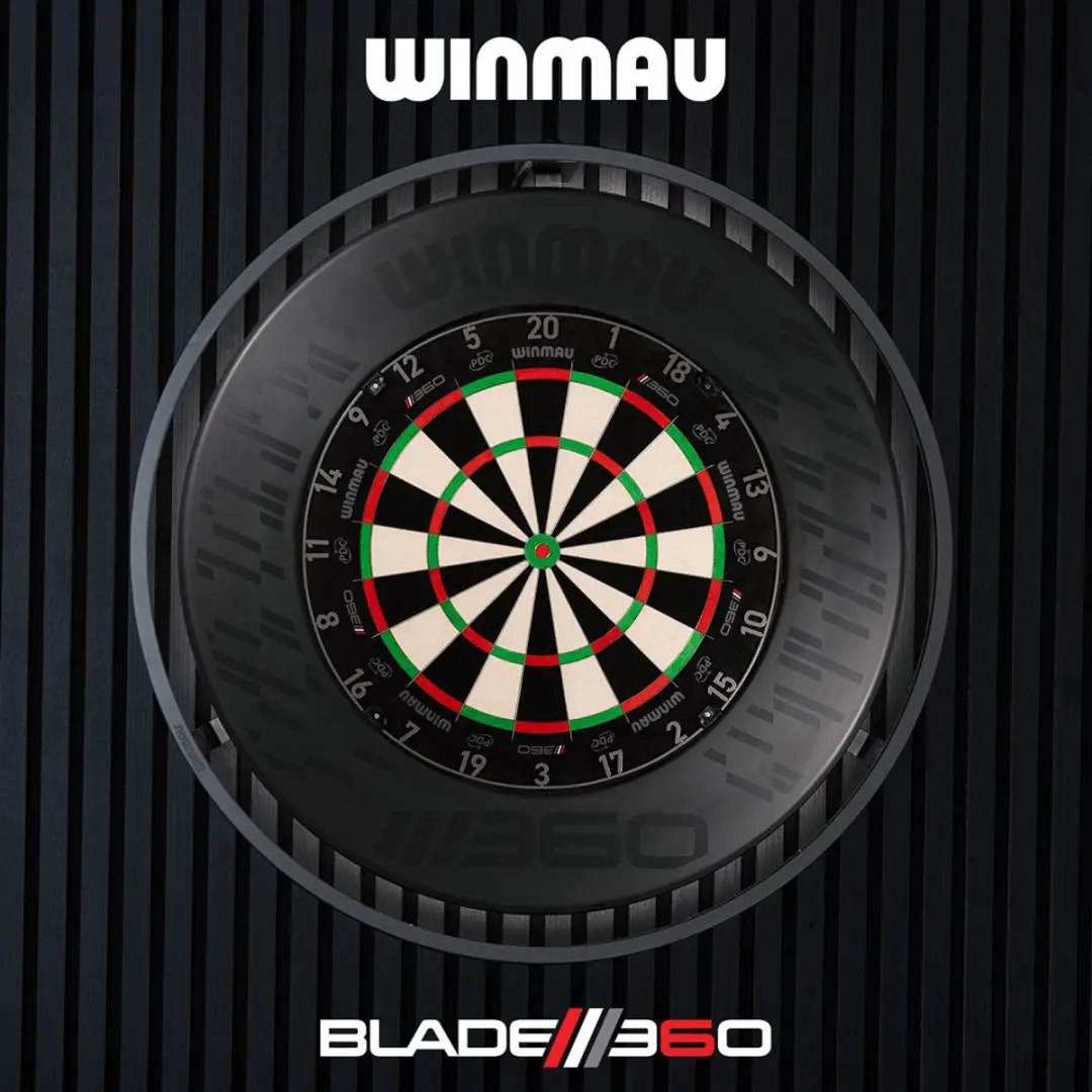 Winmau 360 Black Dart Surround - Grijs/Zwart