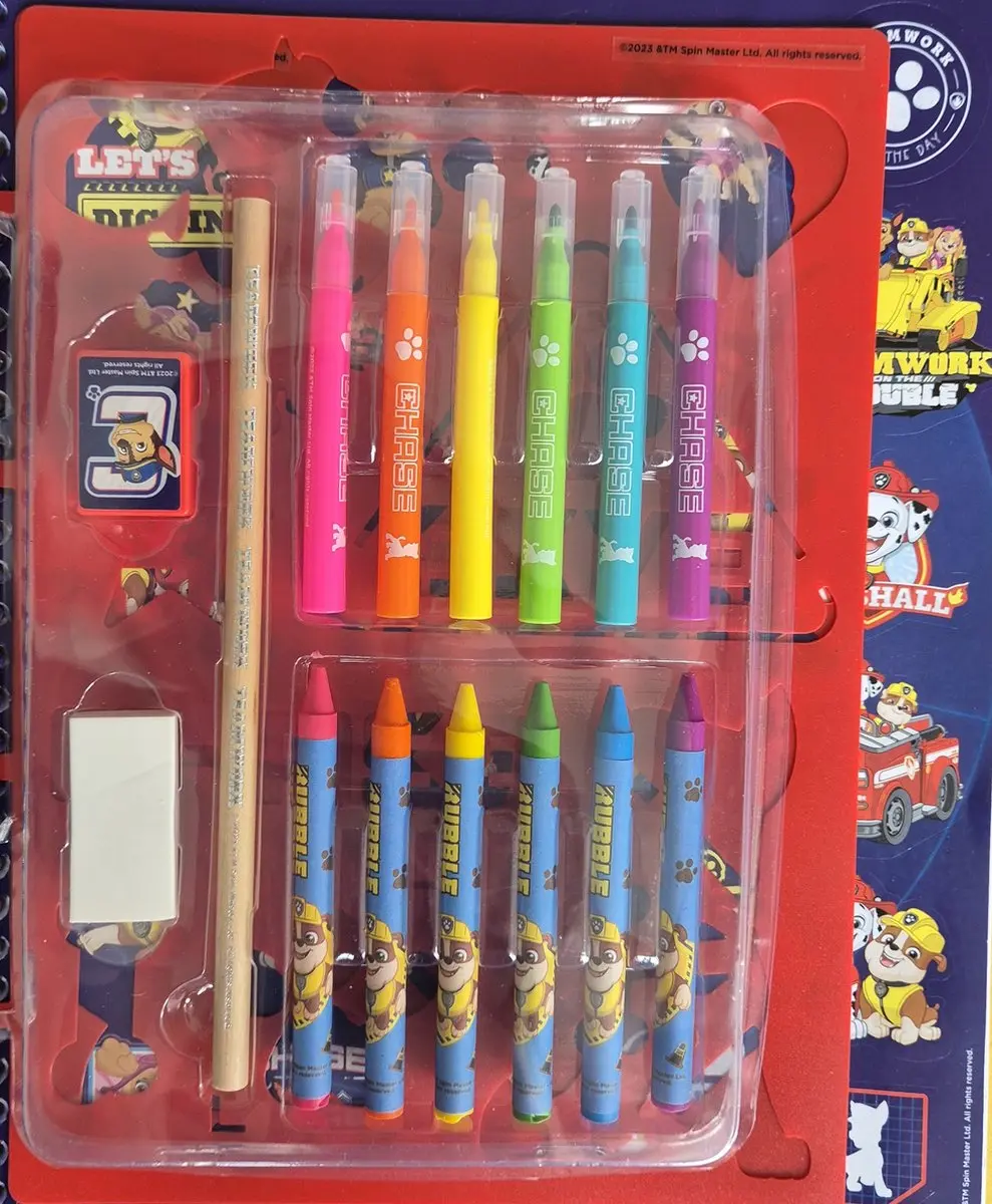 PAW Patrol Creatief Album - Knutselset met stiften en stickers