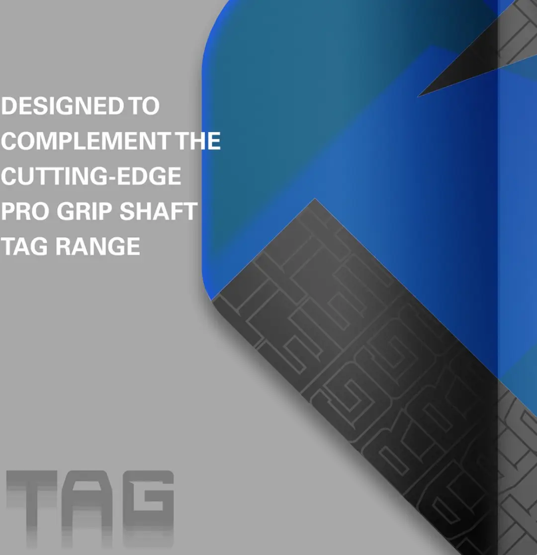Target Tag 3 Set NO2 Dart Flights - Blauw/Zwart