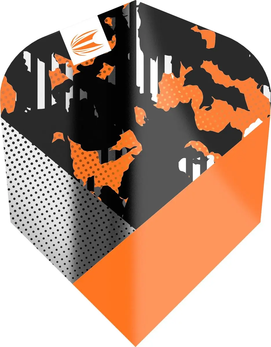 Target Raymond van Barneveld Pro Ultra Ten-X Dart Flights - 140610 - Zwart/Oranje
