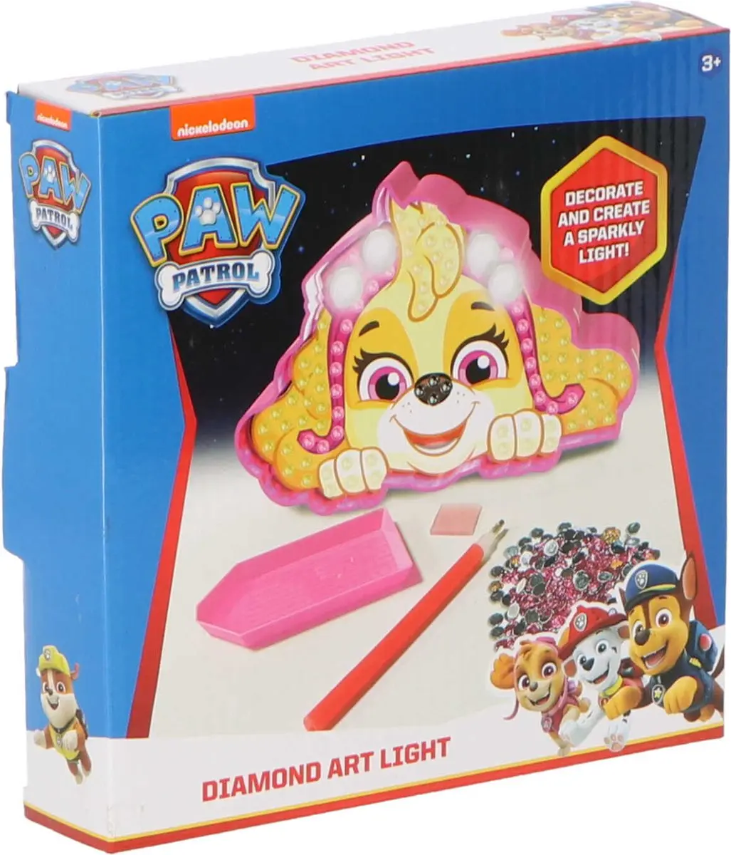 PAW Patrol Skye Diamantkunstlamp - Multi Color