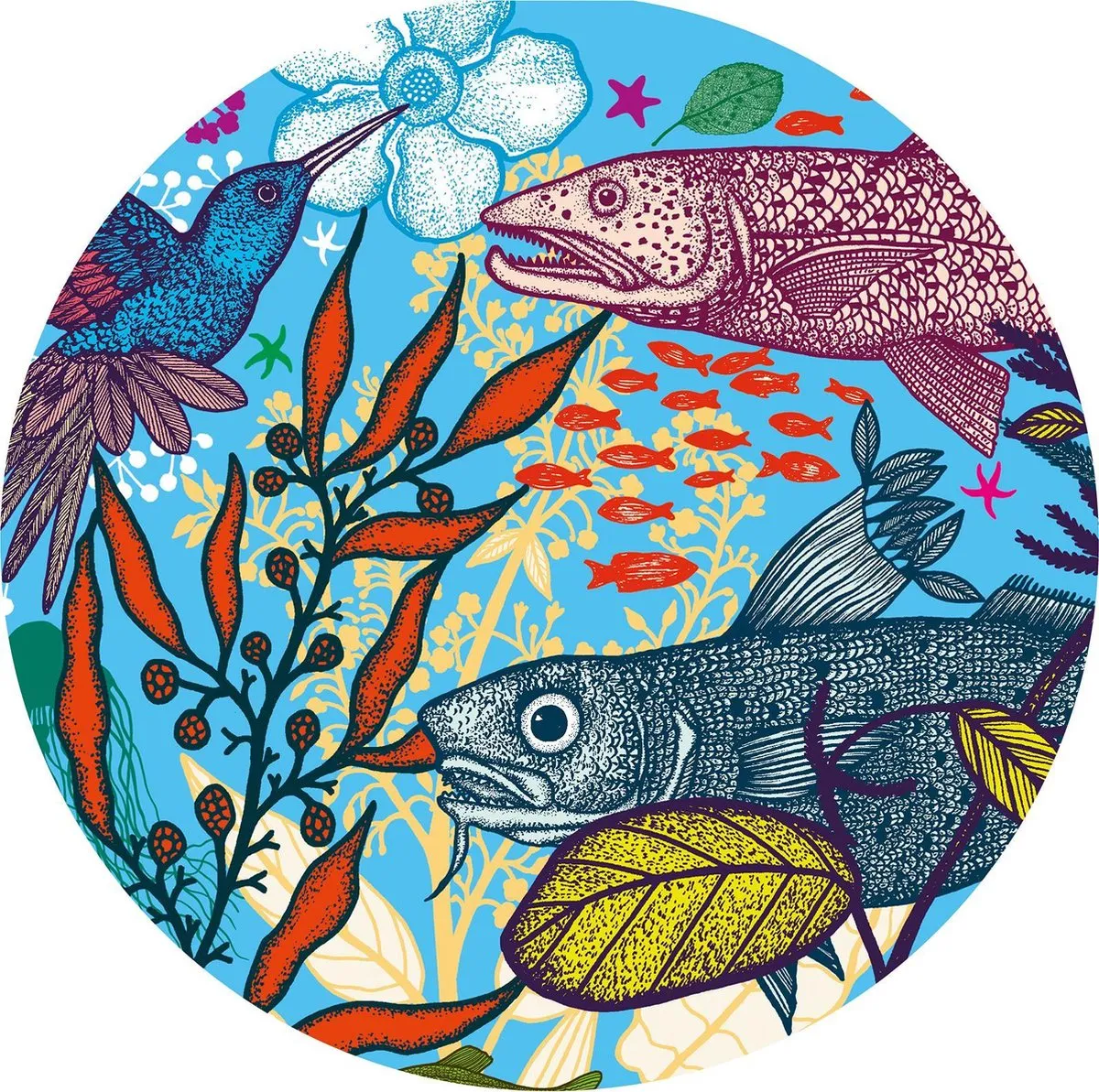 Djeco Land and Sea Puzzel 1000 Stuks - Multicolor
